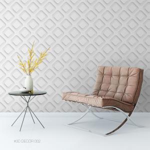 Papel de parede 3d 02 Vinil adesivo fosco 0,10 0,58x3,0m 4x0 fosco Refile 